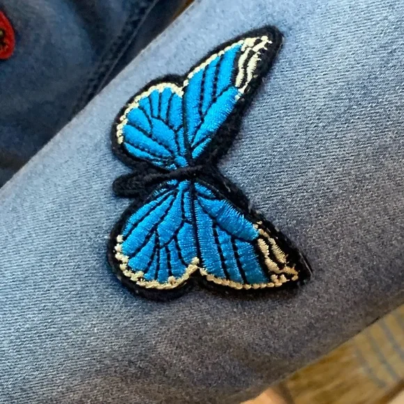 Rocks & Indigo Women’s Embellished Denim Jeans with Patches size 2/25 - Picture 9 of 10